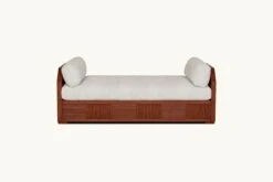 Quincy Daybed Slipcover Only -SIXPENNY STORE quincy daybed medium weight linen jasmine rice product slipcover