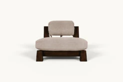 Tango Chair Slipcover Only 22 Tango Chair Slipcover Only -SIXPENNY STORE tango chair light weight linen oat flour dusky oak product pdp2