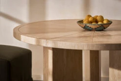 Tango Round Dining Table -SIXPENNY STORE tango round dining table galata travertine product pdp14 jpg