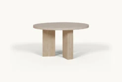 Tango Round Dining Table -SIXPENNY STORE tango round dining table product pdp3 galata travertine 85954fcd 083e 43ad 85e6 d6b4a0f72b1c