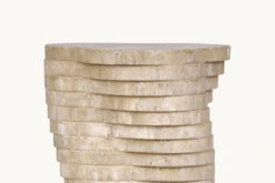 Terra Side Table 9 Terra Side Table -SIXPENNY STORE terra side table product pdp4 travertine
