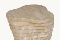 Terra Side Table 10 Terra Side Table -SIXPENNY STORE terra side table product pdp5 travertine