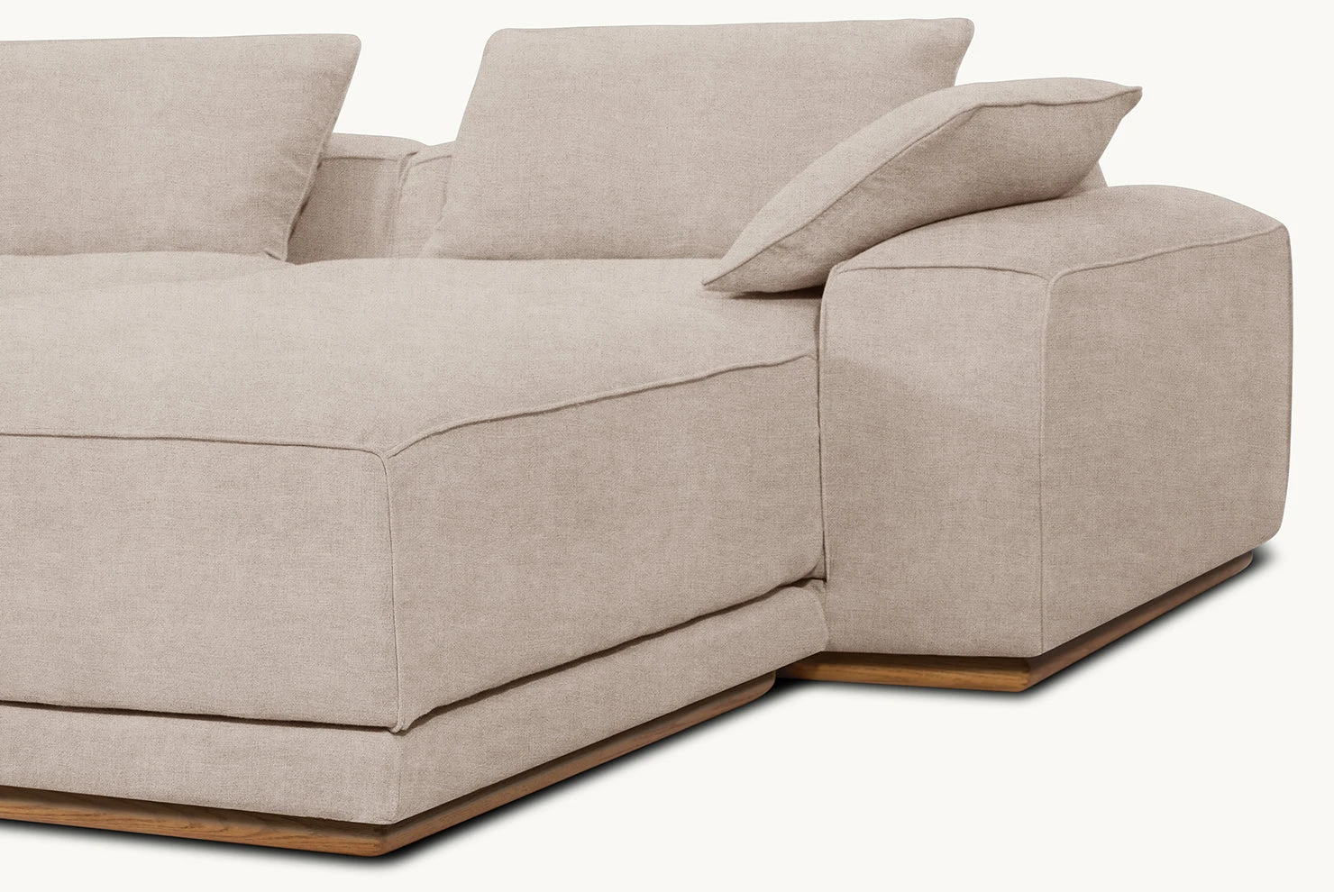 Yogi Chaise Sectional Slipcover Only 6 Yogi Chaise Sectional Slipcover Only - Image 6