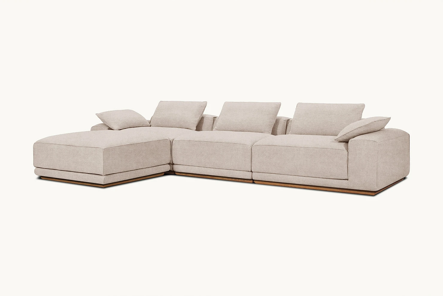 Yogi Chaise Sectional Slipcover Only 2 Yogi Chaise Sectional Slipcover Only - Image 2