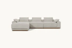 Yogi Chaise Sectional Slipcover Only 38 Yogi Chaise Sectional Slipcover Only -SIXPENNY STORE yogi chaise sectional medium weight linen jasmine rice product 4 pc slipcover