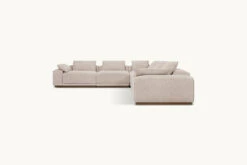 Yogi Corner Sectional 23 Yogi Corner Sectional -SIXPENNY STORE yogi corner sectional light weight linen oat flour product pdp4