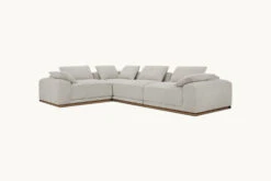 Yogi L-Shape Sectional -SIXPENNY STORE yogi lshape sectional medium weight linen jasmine rice product 51186e86 31e9 4b20 a33d 23c920929675