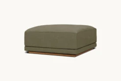 Yogi Ottoman -SIXPENNY STORE yogi ottoman cotton canvas quiet sage product sectional