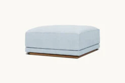 Yogi Ottoman -SIXPENNY STORE yogi ottoman cotton linen salt water product sectional