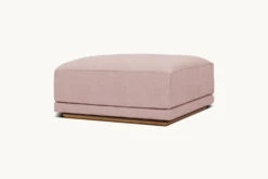 Yogi Ottoman -SIXPENNY STORE yogi ottoman cotton linen sundazed coral product sectional