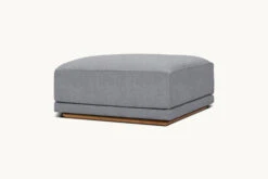 Yogi Ottoman -SIXPENNY STORE yogi ottoman light weight linen ink cap product sectional
