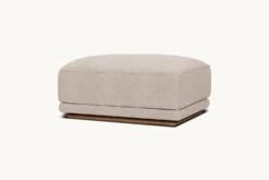 Yogi Ottoman Slipcover Only -SIXPENNY STORE yogi ottoman light weight linen oat flour product chair slipcover e02bd6ad 32f0 4790 b715 0cc0a35f917b