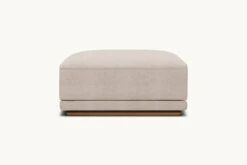 Yogi Ottoman Slipcover Only -SIXPENNY STORE yogi ottoman light weight linen oat flour product pdp3 chair slipcover