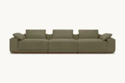 Yogi Sectional Slipcover Only 29 Yogi Sectional Slipcover Only -SIXPENNY STORE yogi sectional sofa cotton canvas quiet sage product slipcover