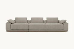 Yogi Sectional 32 Yogi Sectional -SIXPENNY STORE yogi sectional sofa light weight linen cracked pepper product