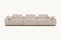 Yogi Sectional Slipcover Only 36 Yogi Sectional Slipcover Only -SIXPENNY STORE yogi sectional sofa light weight linen oat flour product slipcover