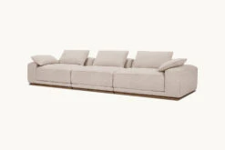 Yogi Sectional Slipcover Only 22 Yogi Sectional Slipcover Only -SIXPENNY STORE yogi sectional sofa light weight linen oat flour product slipcover pdp3