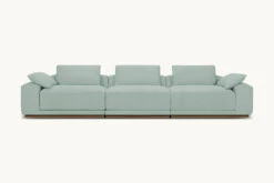 Yogi Sectional 39 Yogi Sectional -SIXPENNY STORE yogi sectional sofa thread dyed cotton linen hello aloe product