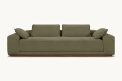 Yogi Sofa -SIXPENNY STORE yogi sofa cotton canvas quiet sage 96 product