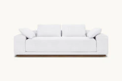 Yogi Sofa Slipcover Only -SIXPENNY STORE yogi sofa cotton linen pacific pearl product 84 slipcover