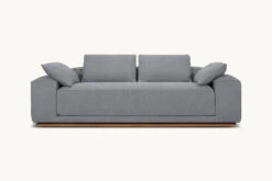 Yogi Sofa Slipcover Only -SIXPENNY STORE yogi sofa light weight linen ink cap product 84 slipcover