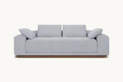 Yogi Sofa Slipcover Only -SIXPENNY STORE yogi sofa medium weight linen poppy seed product 84 slipcover