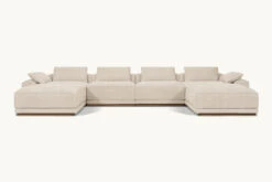 Yogi U-Shape Sectional Slipcover Only 27 Yogi U-Shape Sectional Slipcover Only -SIXPENNY STORE yogi ushape sectional cotton canvas beach walk product slipcover