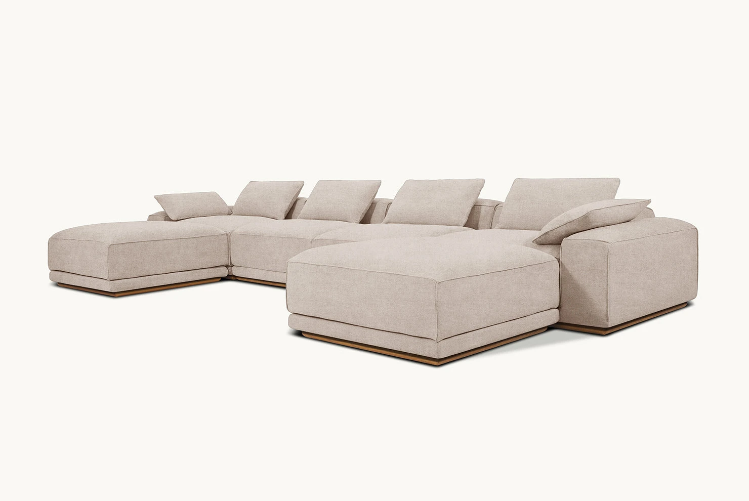 Yogi U-Shape Sectional Slipcover Only 4 Yogi U-Shape Sectional Slipcover Only - Image 4