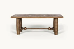 Zenia Dining Table -SIXPENNY STORE zenia dining table reclaimed pine heritage pine product