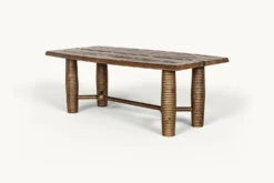 Zenia Dining Table -SIXPENNY STORE zenia dining table reclaimed pine heritage pine product pdp3