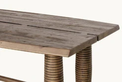 Zenia Dining Table -SIXPENNY STORE zenia dining table reclaimed pine heritage pine product pdp5