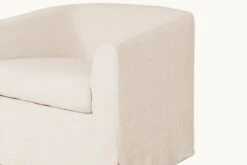 Ziki Chair Slipcover Only 24 Ziki Chair Slipcover Only -SIXPENNY STORE ziki chair washed cotton linen corn silk product pdp5 slipcover