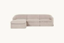 Ziki Chaise Sectional 33 Ziki Chaise Sectional -SIXPENNY STORE ziki chaise sectional light weight linen oat flour product 4 pc