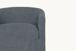 Ziki Dining Chair Slipcover Only (1pc) 25 Ziki Dining Chair Slipcover Only (1pc) -SIXPENNY STORE ziki dining chair light weight linen black pepper product PDP6