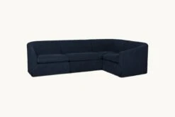 Ziki L-Shape Sectional Slipcover Only 25 Ziki L-Shape Sectional Slipcover Only -SIXPENNY STORE ziki lshape sectional cotton canvas ancient indigo product slipcover