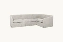 Ziki L-Shape Sectional Slipcover Only 37 Ziki L-Shape Sectional Slipcover Only -SIXPENNY STORE ziki lshape sectional medium weight linen jasmine rice product slipcover