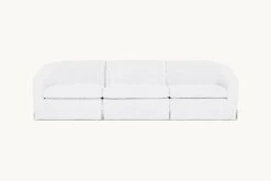 Ziki Sectional -SIXPENNY STORE ziki sectional sofa cotton linen pacific pearl product