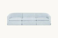 Ziki Sectional Slipcover Only -SIXPENNY STORE ziki sectional sofa cotton linen salt water product slipcover
