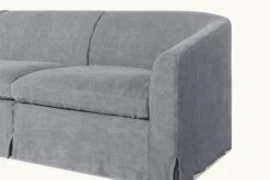 Ziki Sectional -SIXPENNY STORE ziki sectional sofa light weight linen ink cap product pdp5