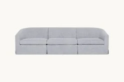 Ziki Sectional Slipcover Only -SIXPENNY STORE ziki sectional sofa medium weight linen poppy seed product slipcover
