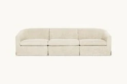 Ziki Sectional Slipcover Only -SIXPENNY STORE ziki sectional sofa medium weight linen warm oatmeal product slipcover