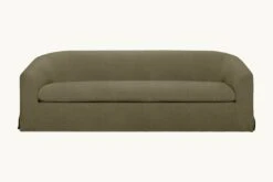 Ziki Sofa Slipcover Only -SIXPENNY STORE ziki sofa cotton canvas quiet sage product 96 slipcover