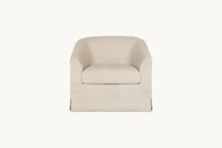 Ziki Swivel Chair Slipcover Only -SIXPENNY STORE ziki swivel chair cotton canvas beach walk product slipcover
