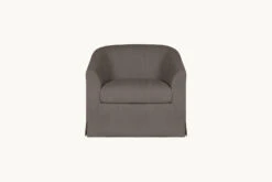 Ziki Swivel Chair -SIXPENNY STORE ziki swivel chair cotton canvas moon dust product