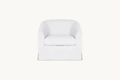 Ziki Swivel Chair -SIXPENNY STORE ziki swivel chair cotton linen pacific pearl product