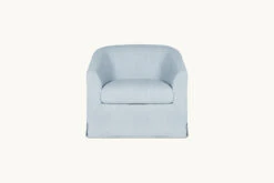 Ziki Swivel Chair -SIXPENNY STORE ziki swivel chair cotton linen salt water product