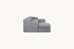 Ziki U-Shape Sectional -SIXPENNY STORE ziki ushape light weight linen ink cap product pdp3